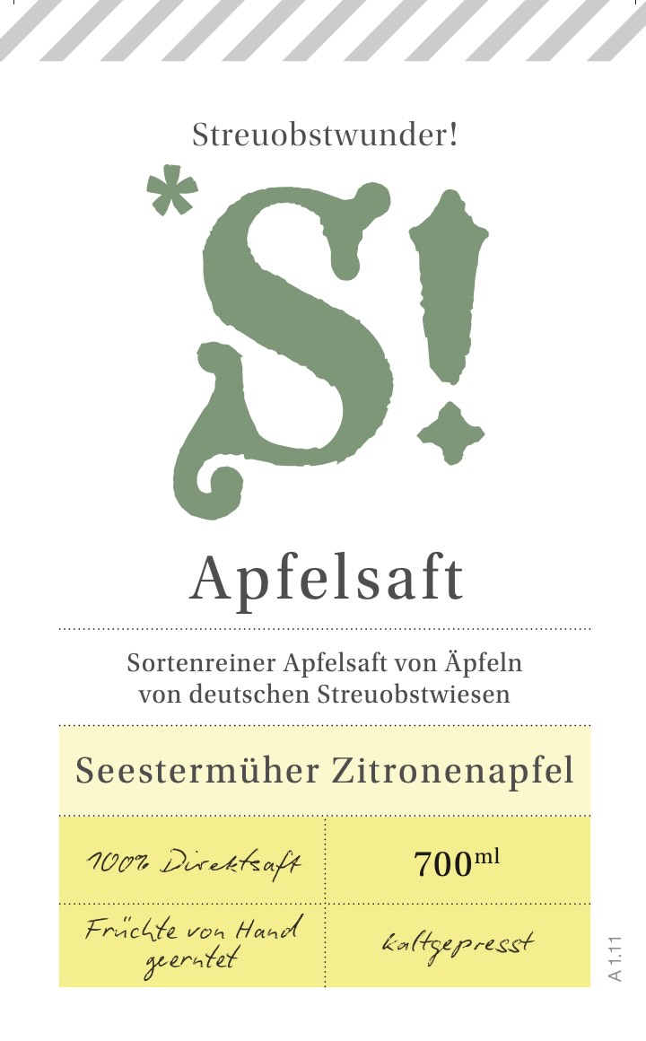 Seestermueher-Zitronenapfel-Saft-kaufen.jpg Seestermüher Zitronenapfel – Sortenreiner Apfelsaft 700 ml – Bild 2