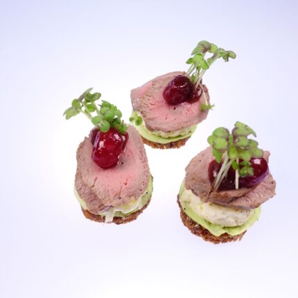 Reh-Rücken mit Sellerie und Kronsbeere | 5 Stk.