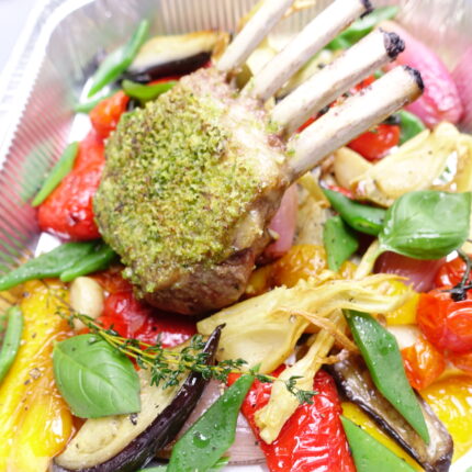 Ostern - Lammkarree mit saisonalen Gemüsen